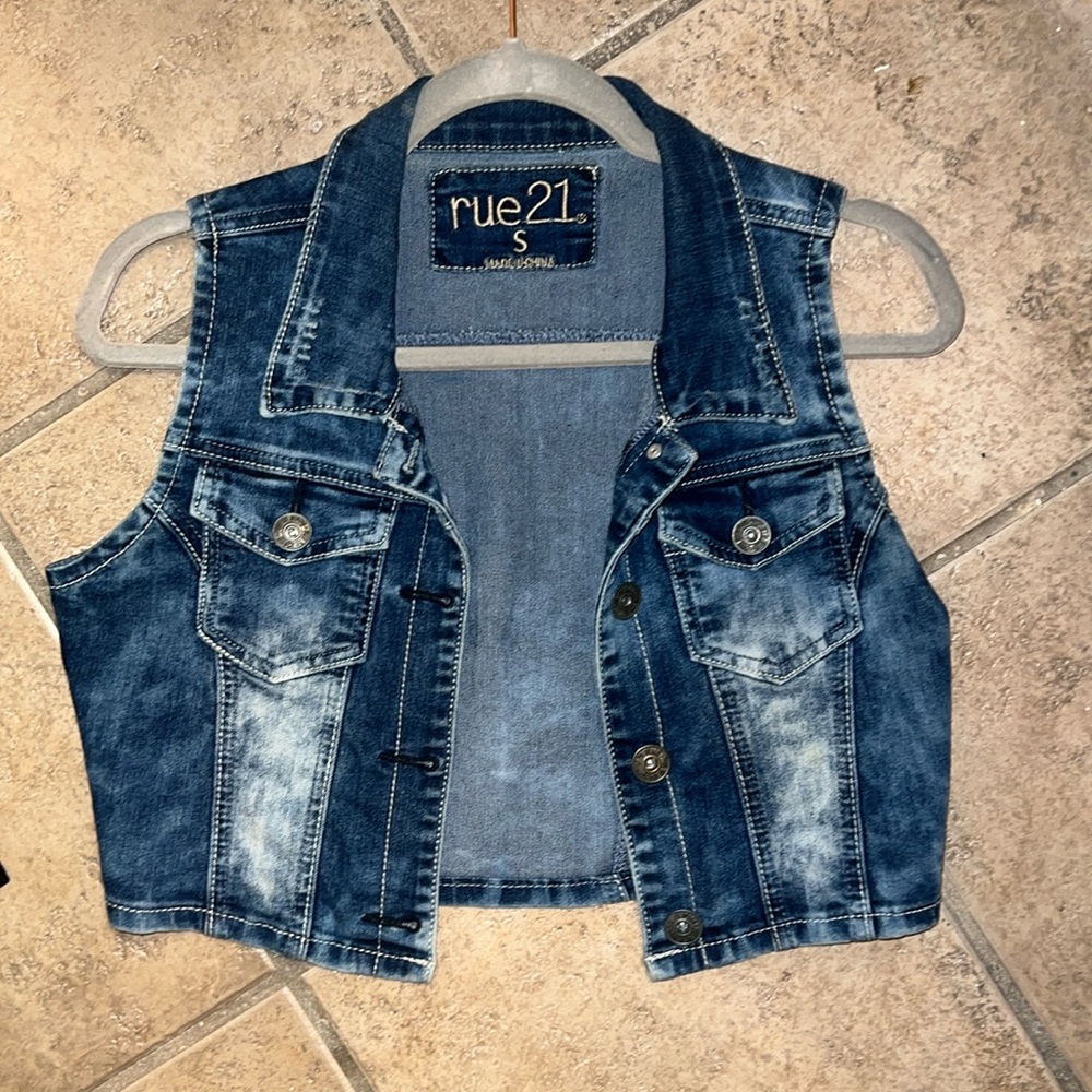 Jean jacket gently used